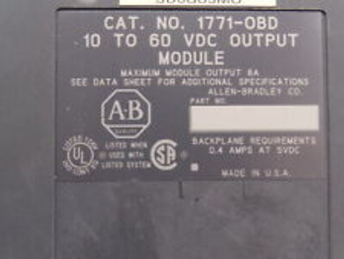 allen bradley 1771-obd module