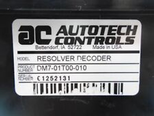 autotech controls dm7-01t00-010 programmable decoder