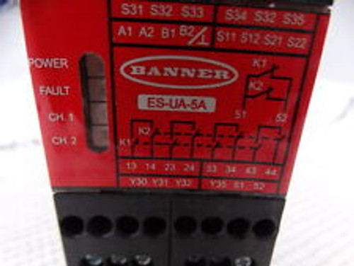 banner es-ua-5a safety relay