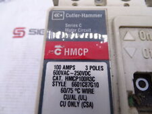 eaton cutler hammer hmcp100r3c circuit breaker