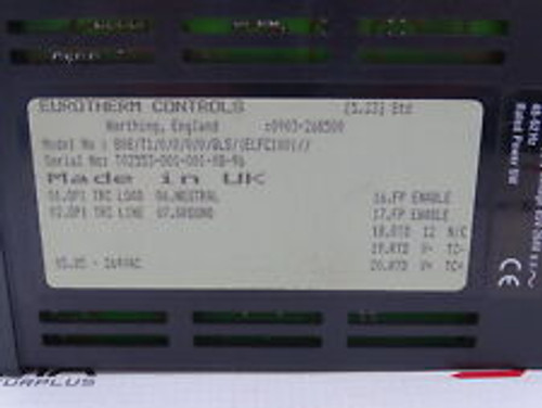 eurotherm 808t10000qls temperature controller