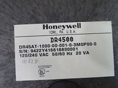 honeywell dr4500 chart recorder dr45at-1000-00-001-0-3m0p00-0