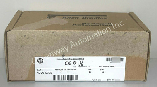 Processore AB 1769-L32E CompactLogix EtherNet, Nuovo Sigillato, Serie B