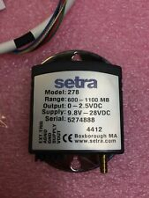 2781600M-A-1B-2Y-T1 Setra Model 278 Barometric Pressure Transducer