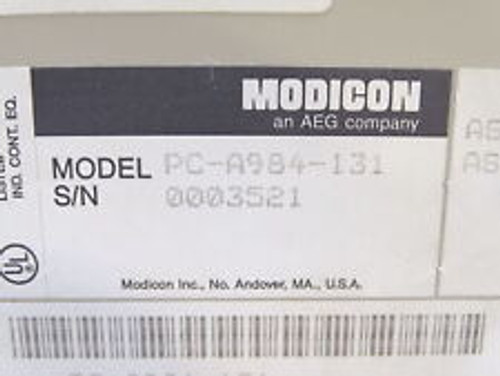 modicon pc-a984-131 module