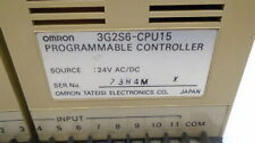 omron 3g2s6-cpu15 programmable controller
