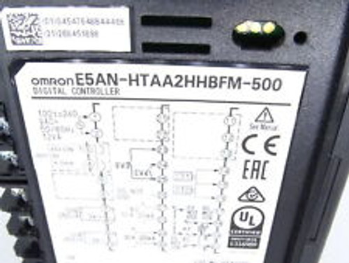 omron e5an-htaa2hhbfm-500 digital process and temperature controller