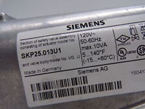 siemens skp25.013u1 gas valve actuator