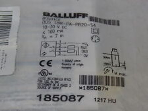 Balluff B0S 18M-Pa-Pr20-S4 Photoelectric Sensor