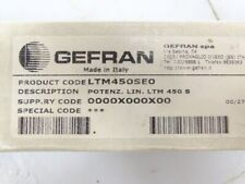 Gefran Ltm450Se0 Displacement Transducer