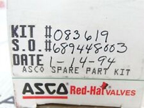Asco 083619 Valve Rebuild Kit