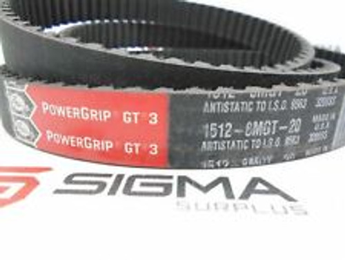 Gates 1512-8Mgt-20 Powergrip Gt3 Timing Belt 20Mm W X 1512Mm L