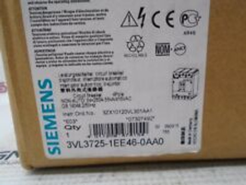 Siemens 3Vl3725-1Ee46-0Aa0 Circuit Breaker