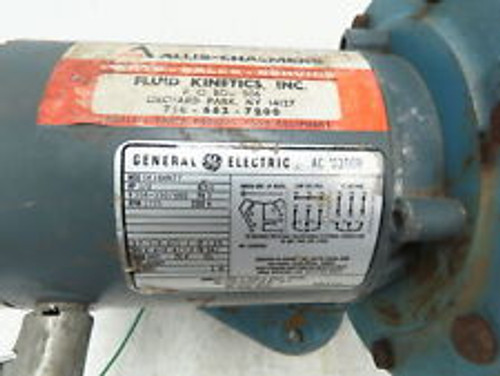 Allis-Chalmers C-1 Centrifugal Suction Pump 1.5X1.5" Npt .5Hp 1725 Rpm 230/460V