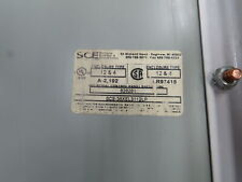 Saginaw Sce-36Xel3112Lp Electrical Enclosure 36X31X12" Control Panel Push Button