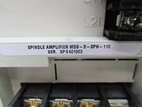 Mitsubishi Mds-B-Sph-110 , Spindle Amplifier,