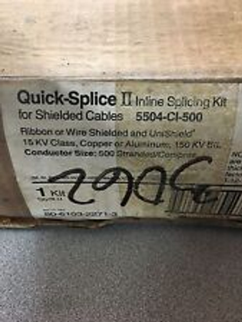 3M Quick-Splice Ii Inline Splicing Kit For Shielded Cable 5504-Ci-500