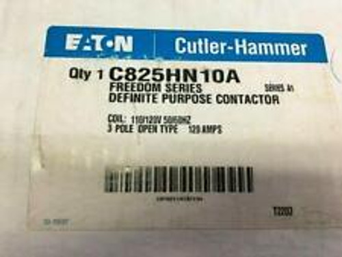 Cutler Hammer Definite Purpose Contactor Freedom Series C825Hn10A Nib