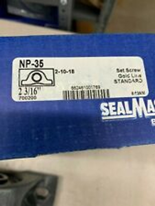 Sealmaster Np35 Pillow Block Bearing 2-3/16" Bore Np-35
