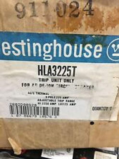 Westinghouse 225 Amp Trip Unit Hla3225T