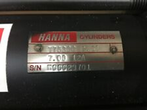 Hanna 2.5Bore 7" Stroke Hydraulic Cylinder T753Cc 2.50 7.00 12A