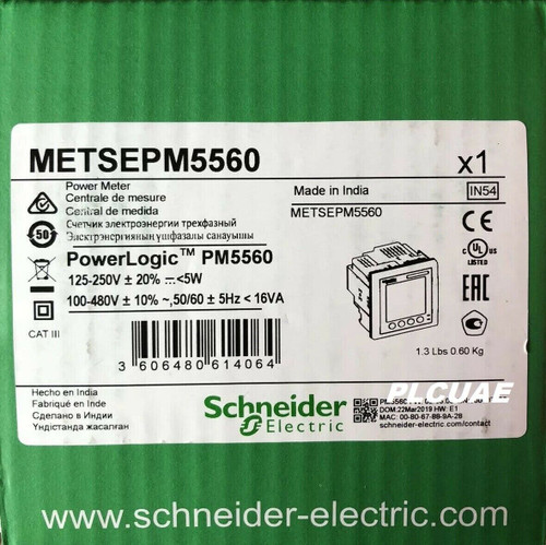 Schneider Electric Powerlogic Power Meter Metsepm5560