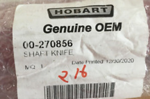 Hobart Shaft, Knife 00-270856