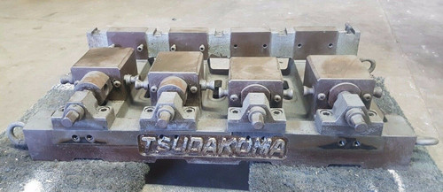 Tsudakoma 4 Position Gang Modular 4" Vise System For Cnc Mill