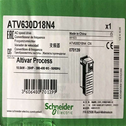 Schneider Atv630D18N4 Inverter Atv630D18N4