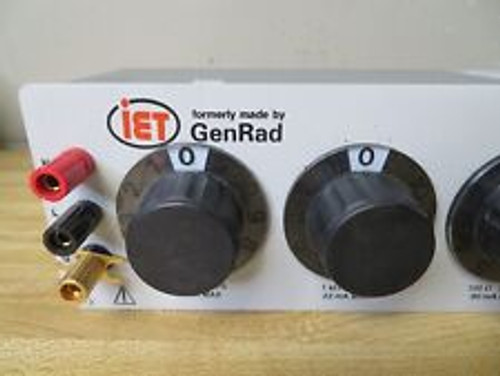 Iet Genrad Har-X-6-.01 Resistance High Accuracy Decade Box - Pa80