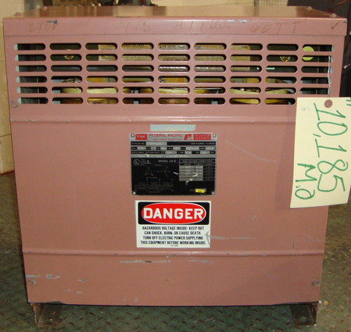 Federal Pacific Reliance Electric Transformer 10185Mo