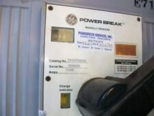 Ge Power Break Versa Trip Circuit Breaker Tpss7625G 2500Amp