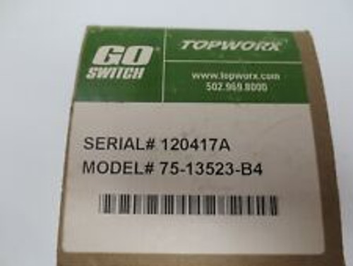 Go Switch Topworx 75-13523-B4 Leverless Limit Switch