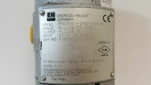 Endress & Hauser 4-20Ma Dc Pressure Transmitter Pmc430D-1N1Fdn6S4K