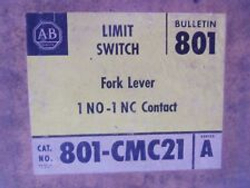 Allen Bradley 801-Cmc21 Fork Lever Limit Switch Series A