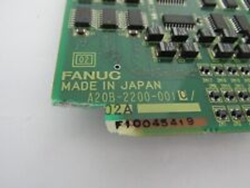 Fanuc A20B-2200-0010/02A Circuit Board