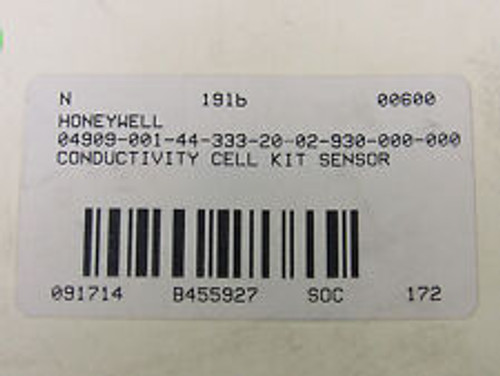 Honeywell 04909-001-44-333-20-02-930-000-000 Conductivity Cell Kit Sensor