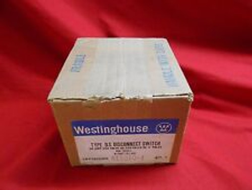 Westinghouse 672B294G02 Disconnect Switch 60Amp 600Vac 3-Pole Ds Disconnect