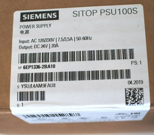 Siemens Power Supply 6Ep1336-2Ba10 ( 6Ep13362Ba10 )