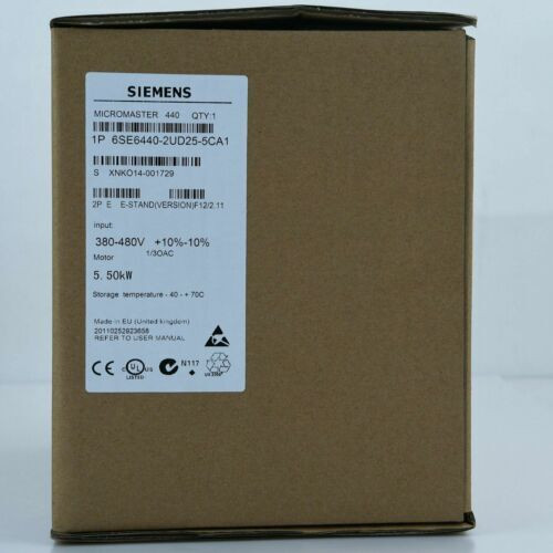 Siemens 6Se6440-2Ud25-5Ca1 Inverte 6Se6 440-2Ud25-5Ca1