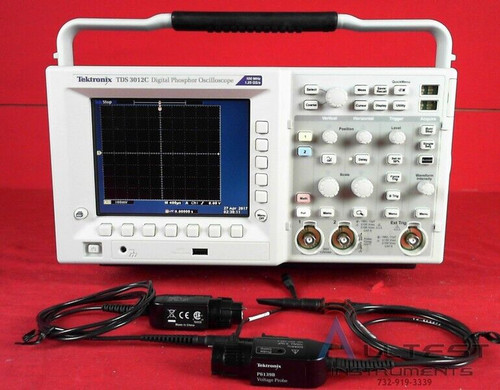 Tektronix Tds3012C Oscilloscope 100Mhz: Calibrated