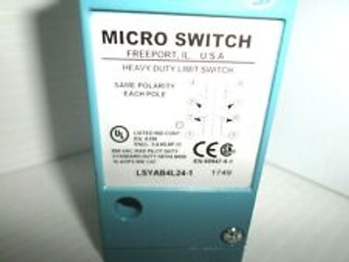 Honeywell Lsyab4L24-1 Microswitch Micro Limit Switch