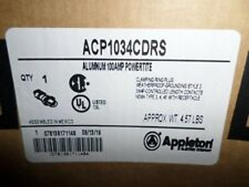 Appleton Acp1034Cdrs 100-Amp Reverse Service Plug 100A 600V 3W 4