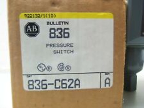 Allen Bradley 836-C62A Pressure Switch Series A