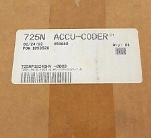 Accu-Coder 725N-19-S-1024-Q-Hv-1-P-N-Ey-Y-N Encoder 725Np1024Qhv-0009