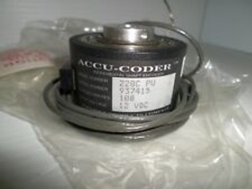 Accu-Coder 220C-Pu 12-Vdcc Incremental Shaft Encoder Ktb22223