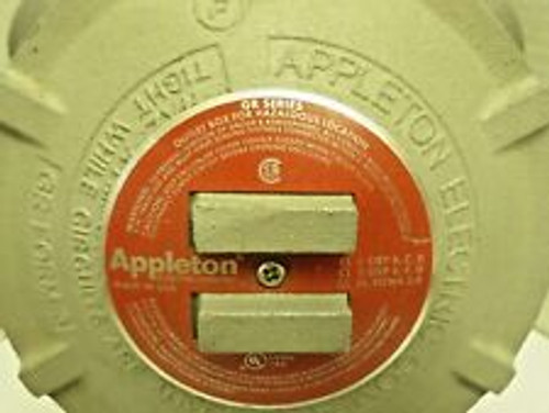 Appleton Electric Grx150 1-1/2 Explosion Proof Conduit Outlet Box "X" Type