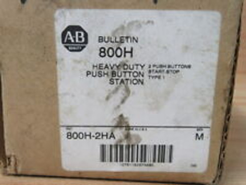Allen Bradley 800H-2Ham Push Button Enclosure 800H2Ham