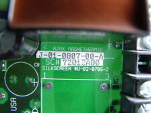 Ajax Magnethermic 72012A00 Single Channel Amplifier Board