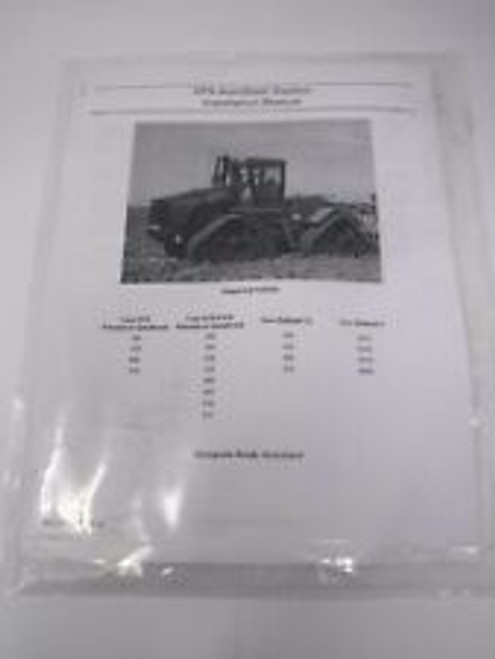 Ag Leader Gps Autosteer System Part/Kit#: 4100900-29 For Case Holland Equip.